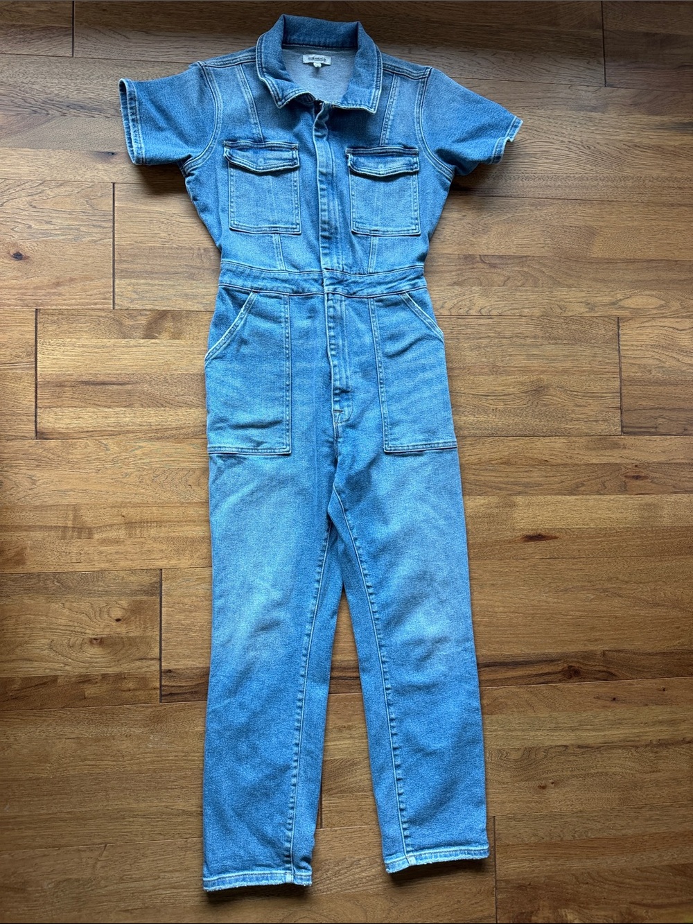 Good American Women’s Fit for Success Jumpsuit Denim Sz 3 Classic Streetwear